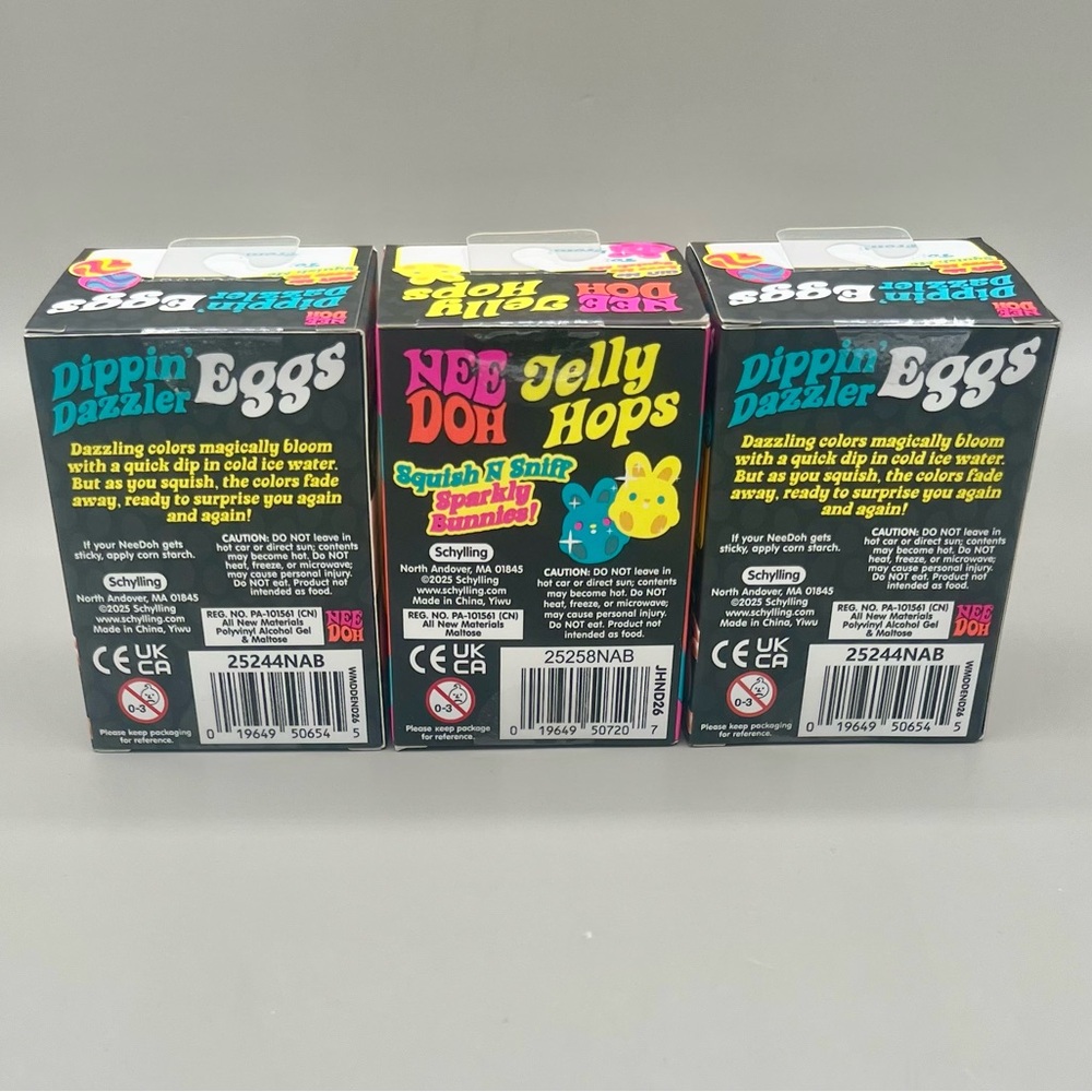 NEEDOH Jelly Hops Scented Yellow Bunny & 2 Dippin’ Dazzler Color Changing Eggs - Picture 11 of 11